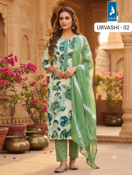 Kaya urvashi 3pcs kurti wholesale catalog